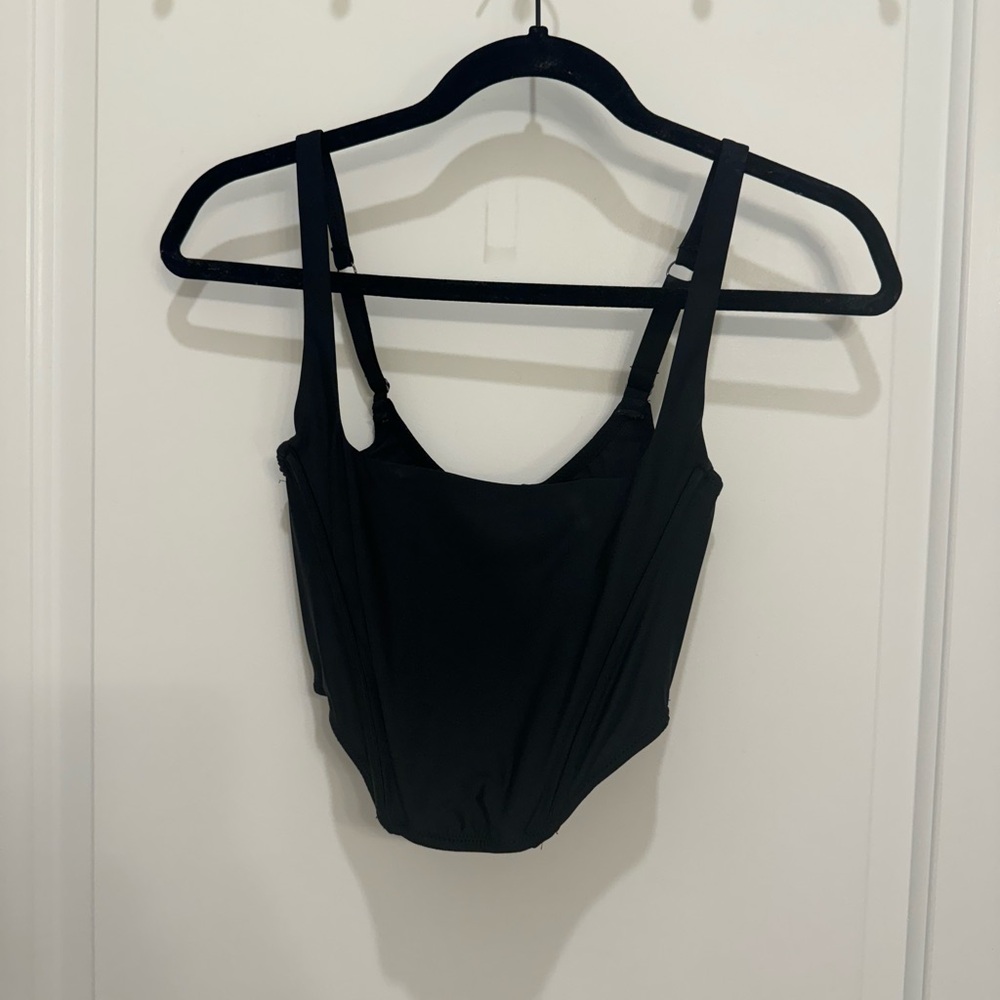 Urban outfitters black corset top